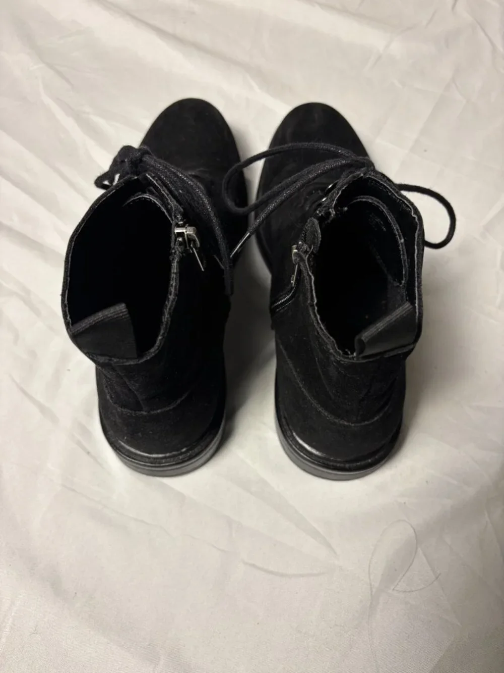 Alfani JoeyBK Black Suede Lace-Up Ankle Boots Men’s Size US 8
